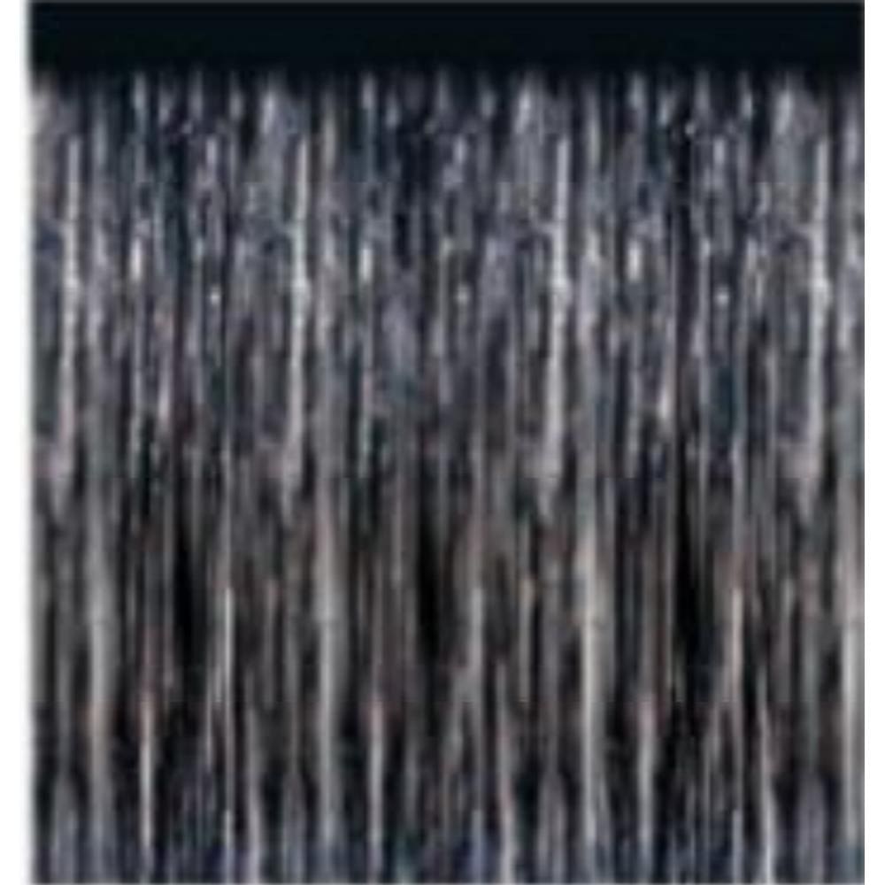 Saia De Mesa Metalizada Preta 1,00Cm X 1,20Cm