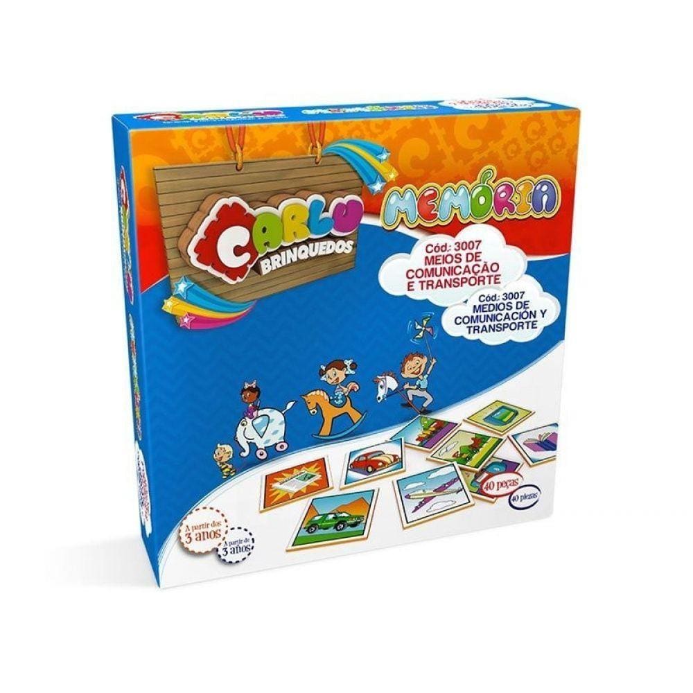 Jogo Educativo - Memória Meios de Comunicação e Transporte