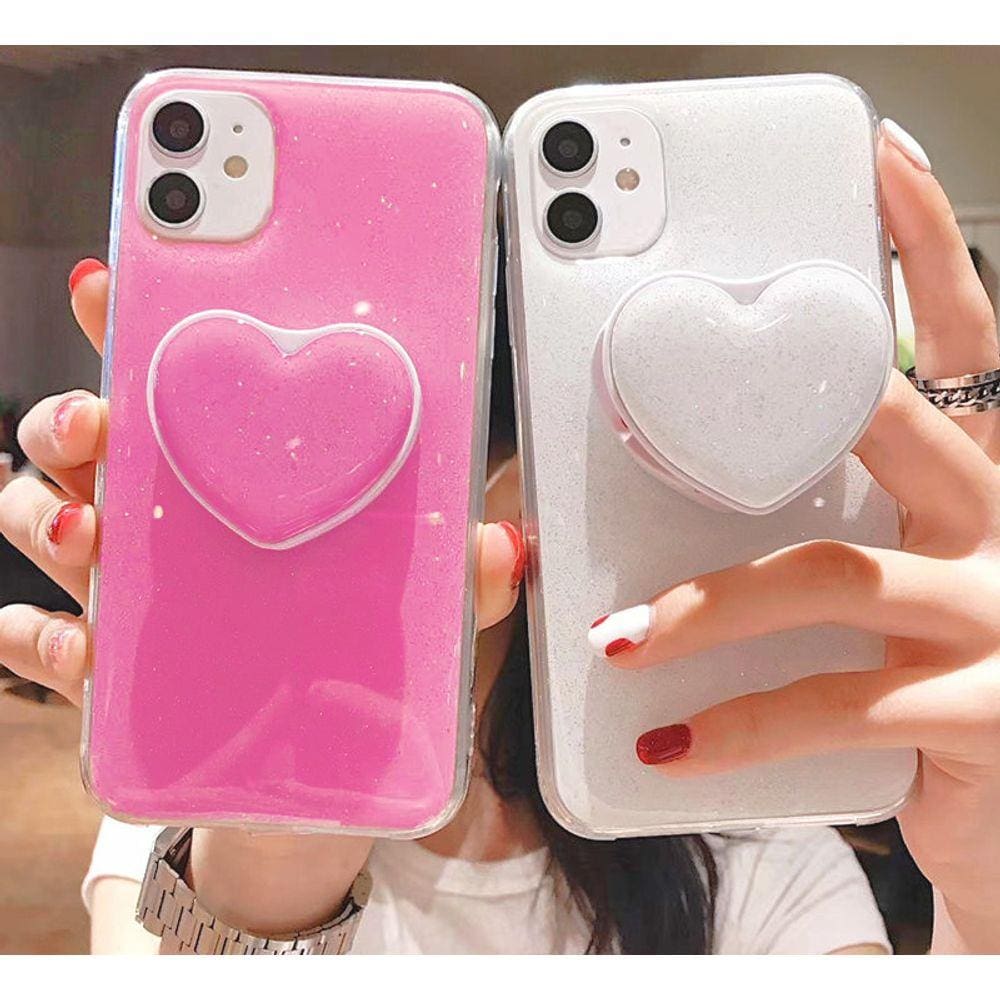 Capa love glitter decorada compatível para Iphone 7 Plus – YouPlug