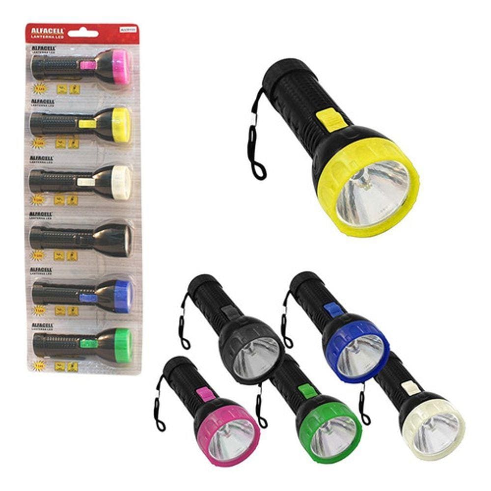 Lanterna C/1led A Pilha Aa 12cm