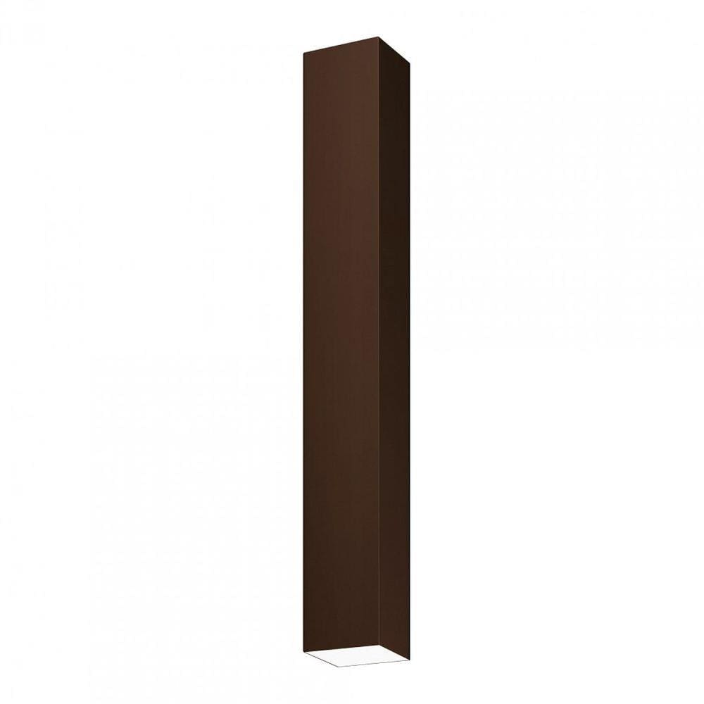 Plafon Viena Quadrado 60cm Conti Iluminação Café
