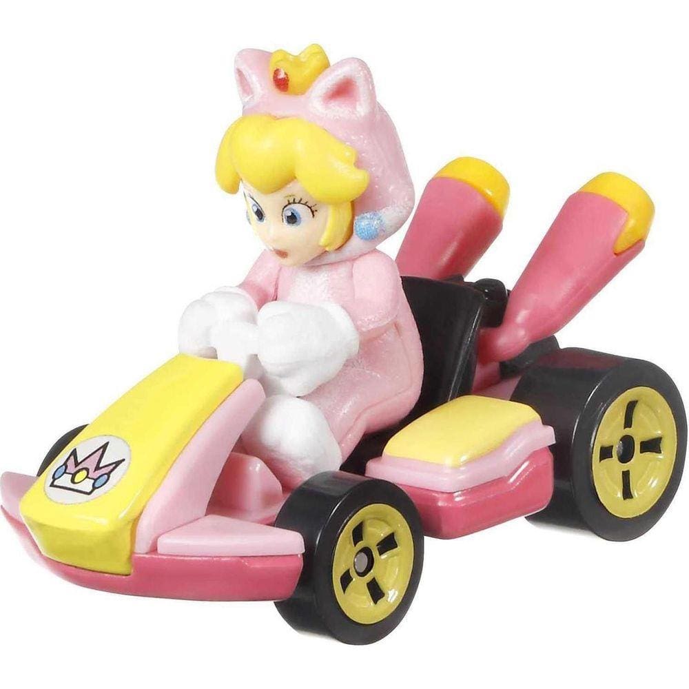 Hot Wheels - Cat Peach - Standard Kart - Super Mario MATTEL