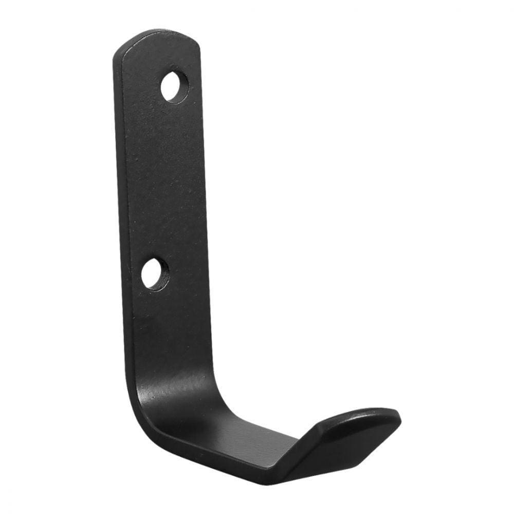 Kit 10 Cabides Gancho de Parede Preto Fosco Para Toalha Plus