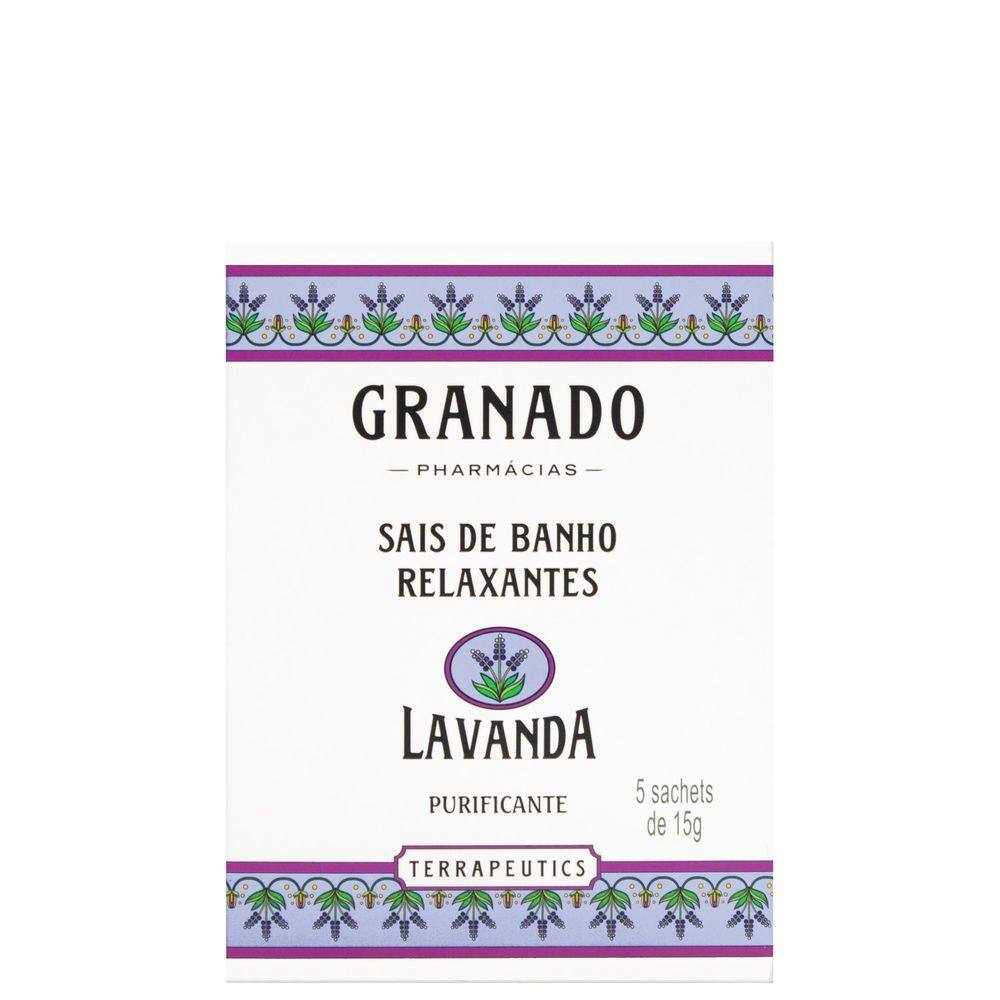 Granado Terrapeutics Lavanda - Sais de Banho 5x15g