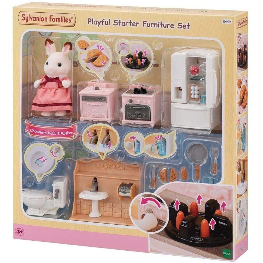 Conjunto Primeiros Moveis Divertidos - Sylvanian Families EPOCH MAGIA