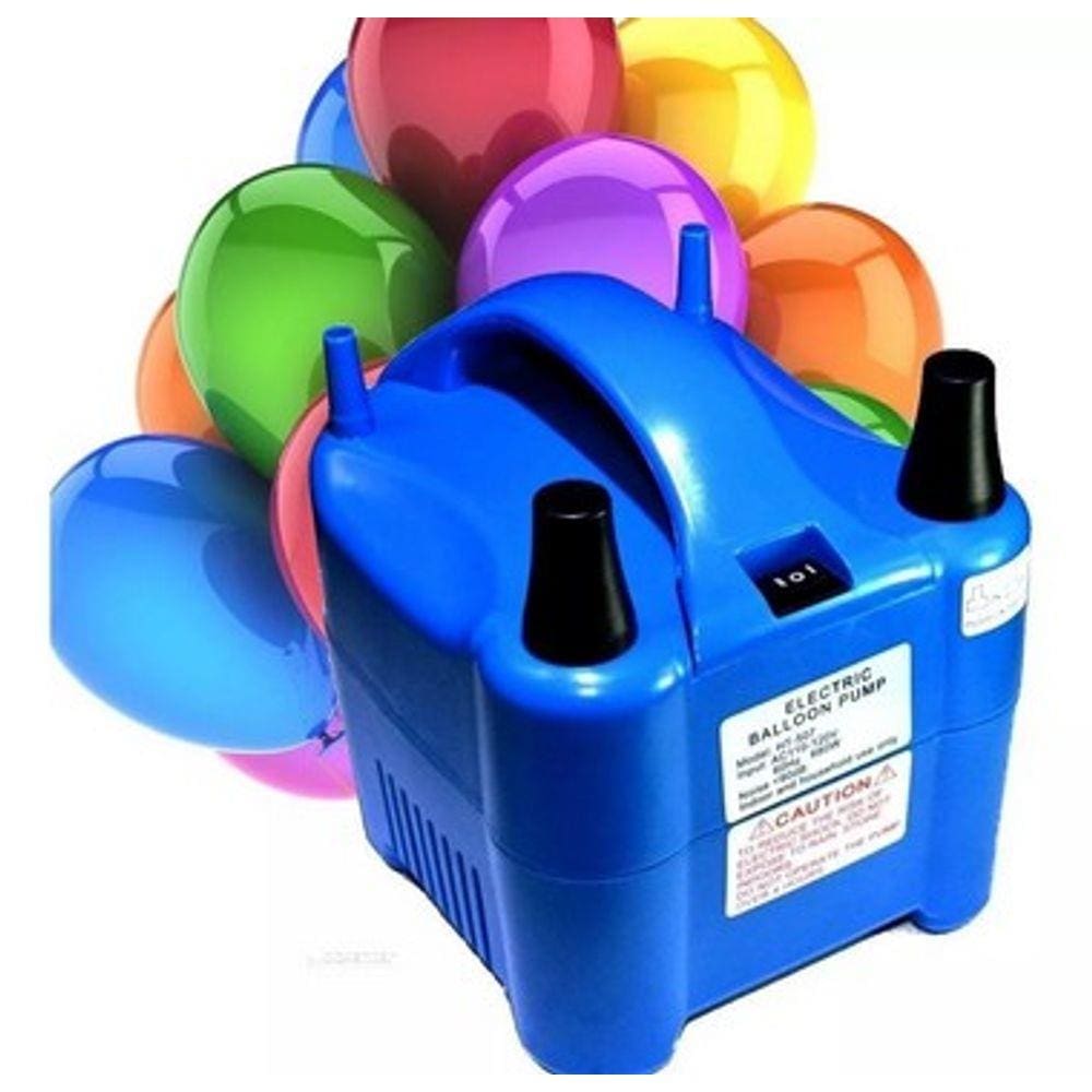 Bomba de Ar Inflador Profissional Bexigas e Balões 2 Bicos 220V