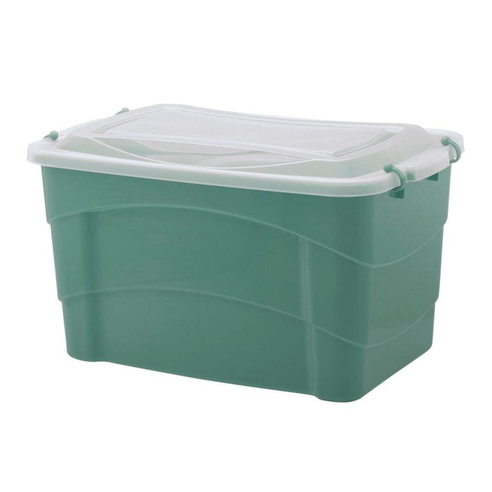 Caixa Organizador Pratic Box C Tampa 20 L 41 X 29 X 25 Verde