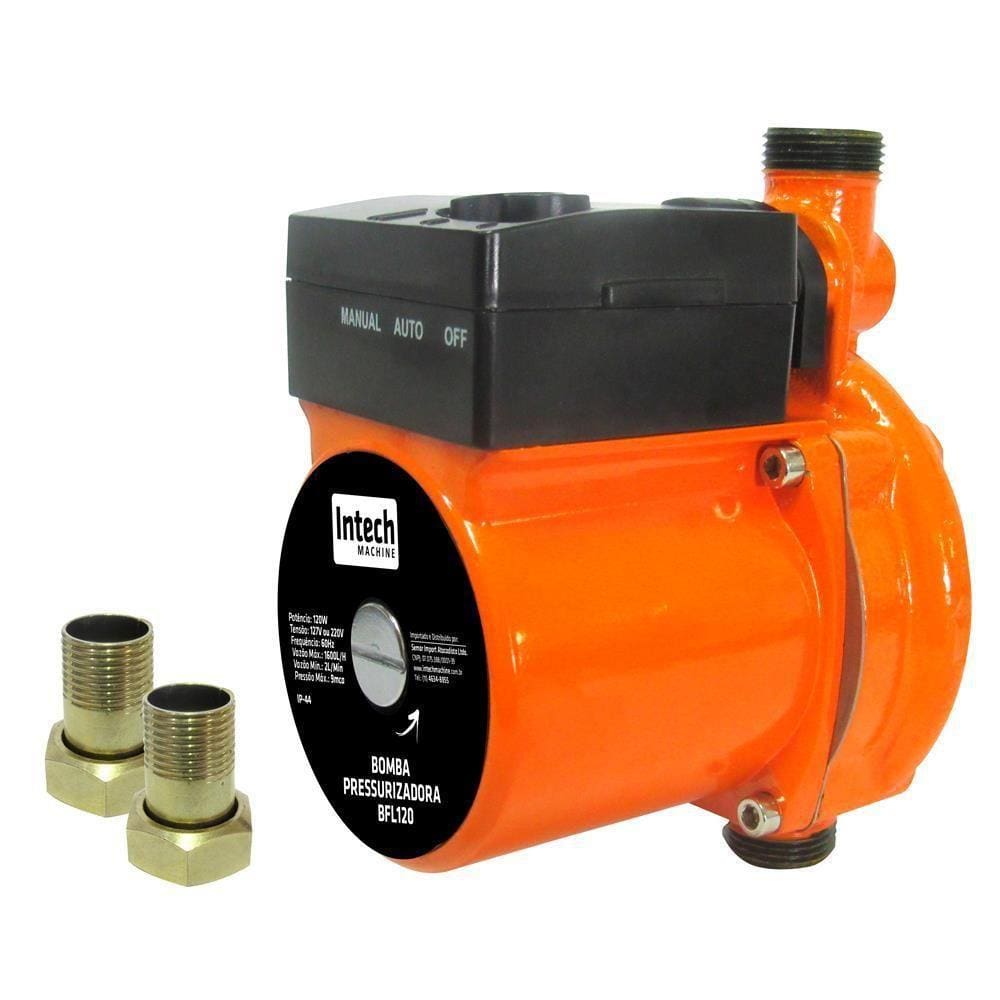 Bomba De Água Pressurizadora Bfl120 Intech Machine 220V