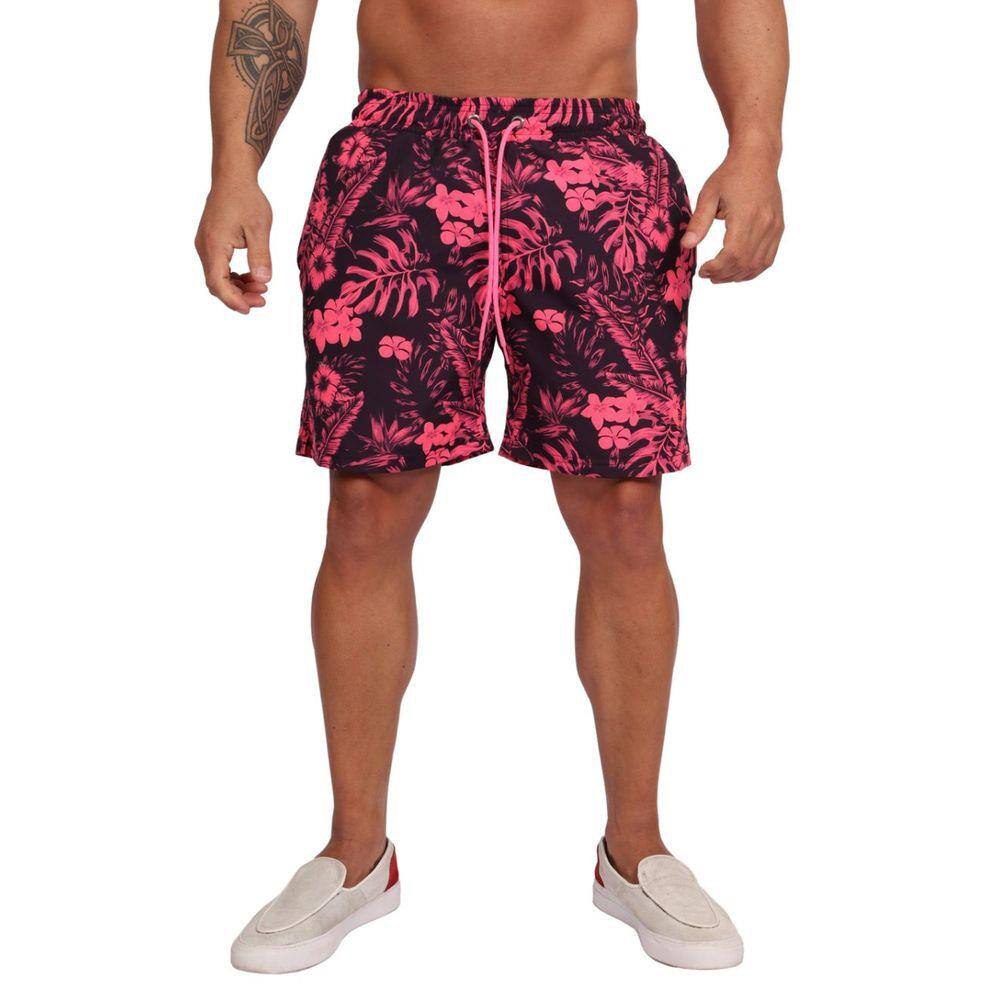 short neon rosa