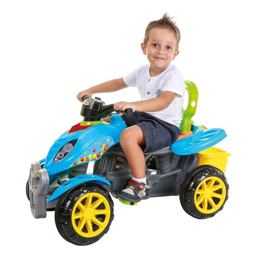 Quadriciclo Infantil a Pedal Spider - Maral com Empurrador, Shopping