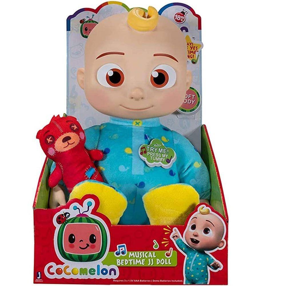 Boneco Cocomelon JJ Bed Time 15cm Candide