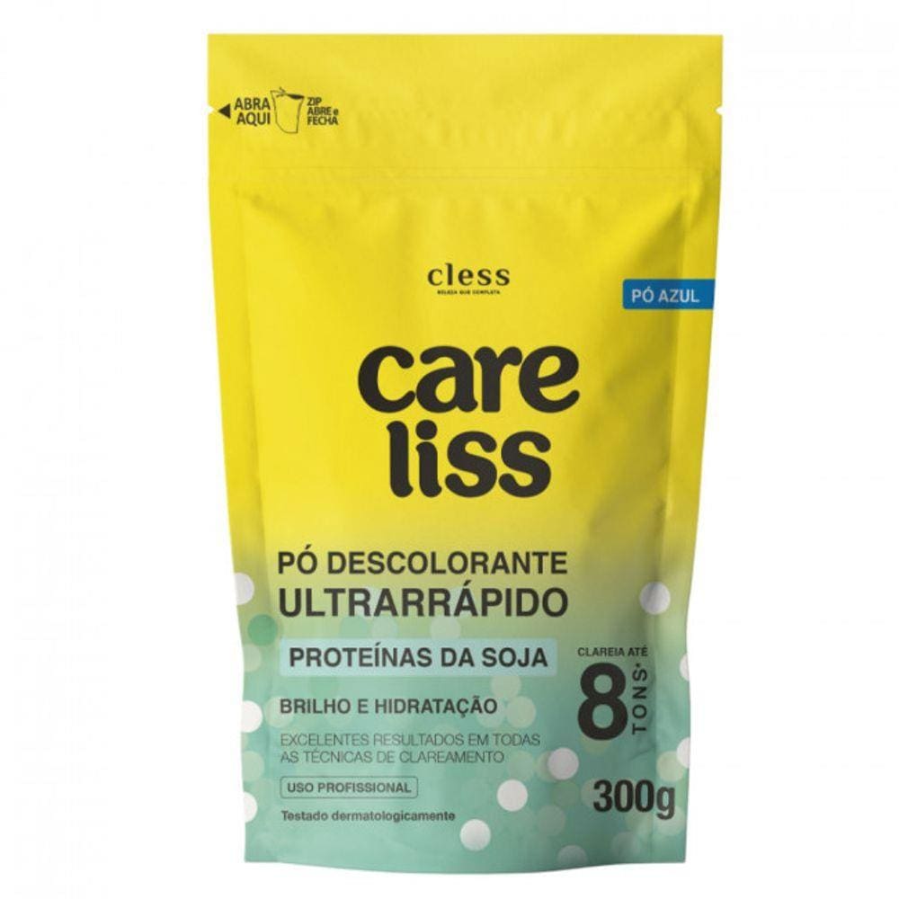 Pó Descolorante Care Liss Refil Proteínas Da Soja Cless 300g