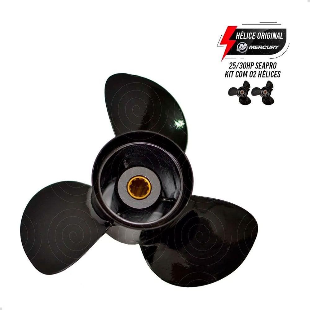Hélice Genuína Mercury 9.9X13 Para Motores 25/30Hp Kit C/2