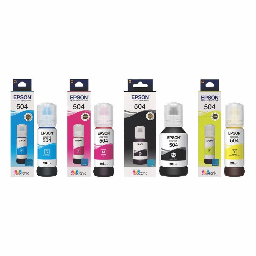 Garrafas Tinta Epson Kit Para Impressoras L4150 L4160 L6171