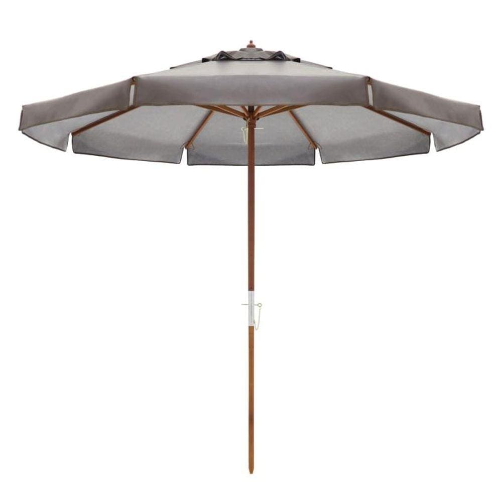 Ombrelone Positano Bagum Madeira 3,00 Metros Diâmetro Marrom 300812 BEL