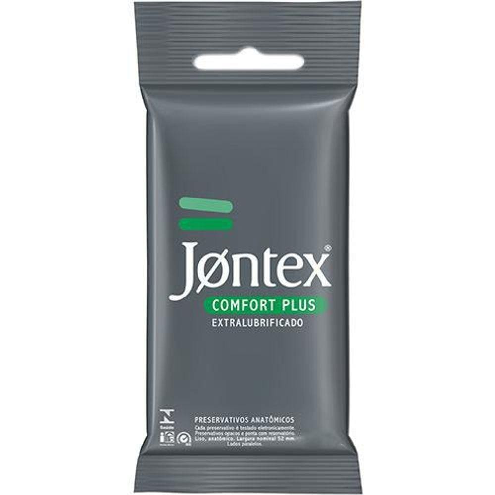 Preservativo Lubrificado Jontex Confort Plus - 6 Unidades