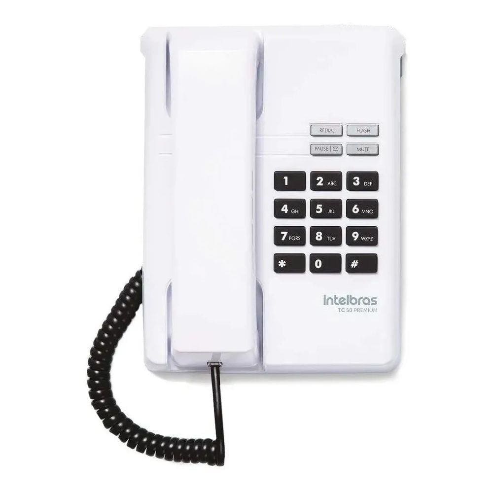 Telefone Fixo Com Fio Intelbras Tc50 Premium