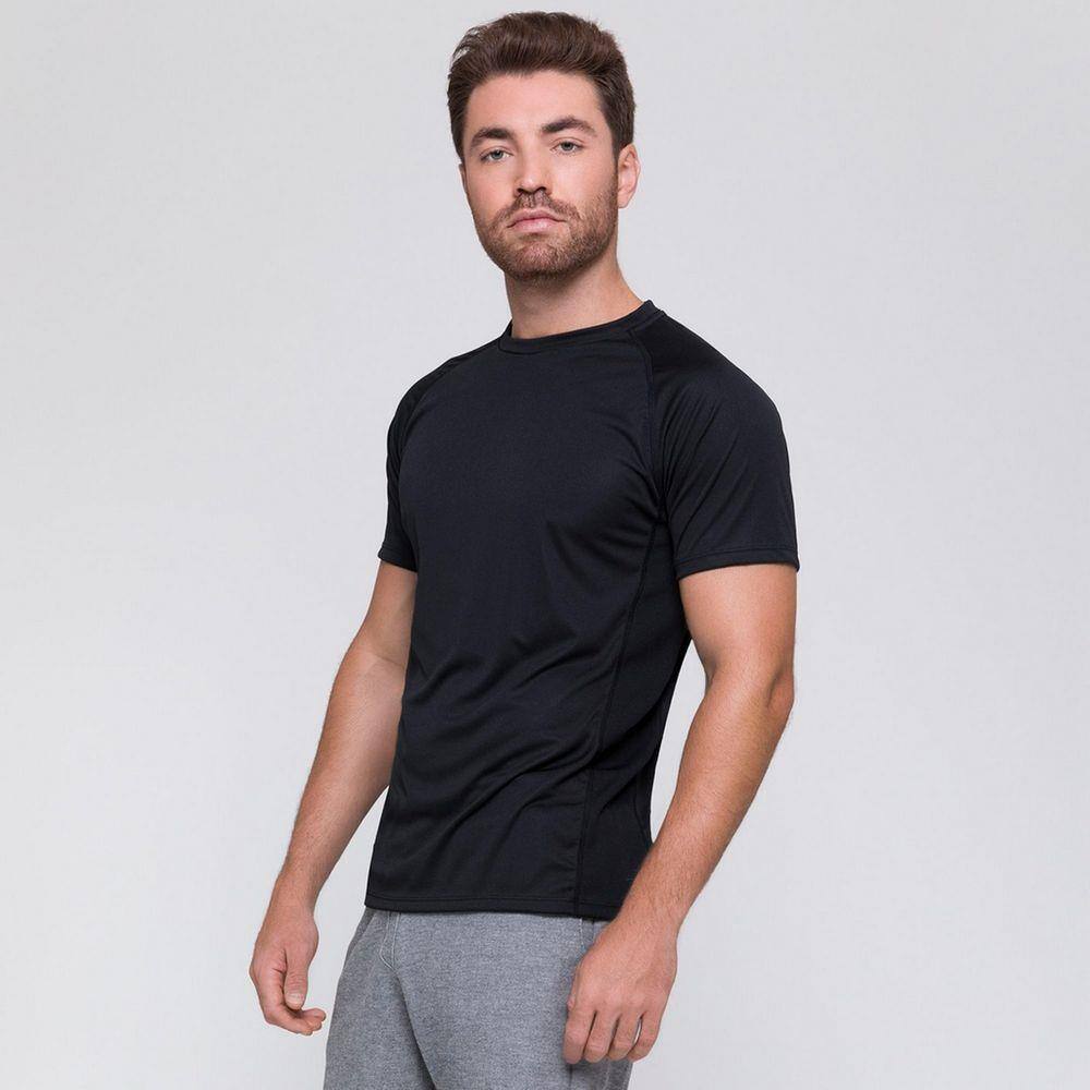 camiseta dry fit masculina preta