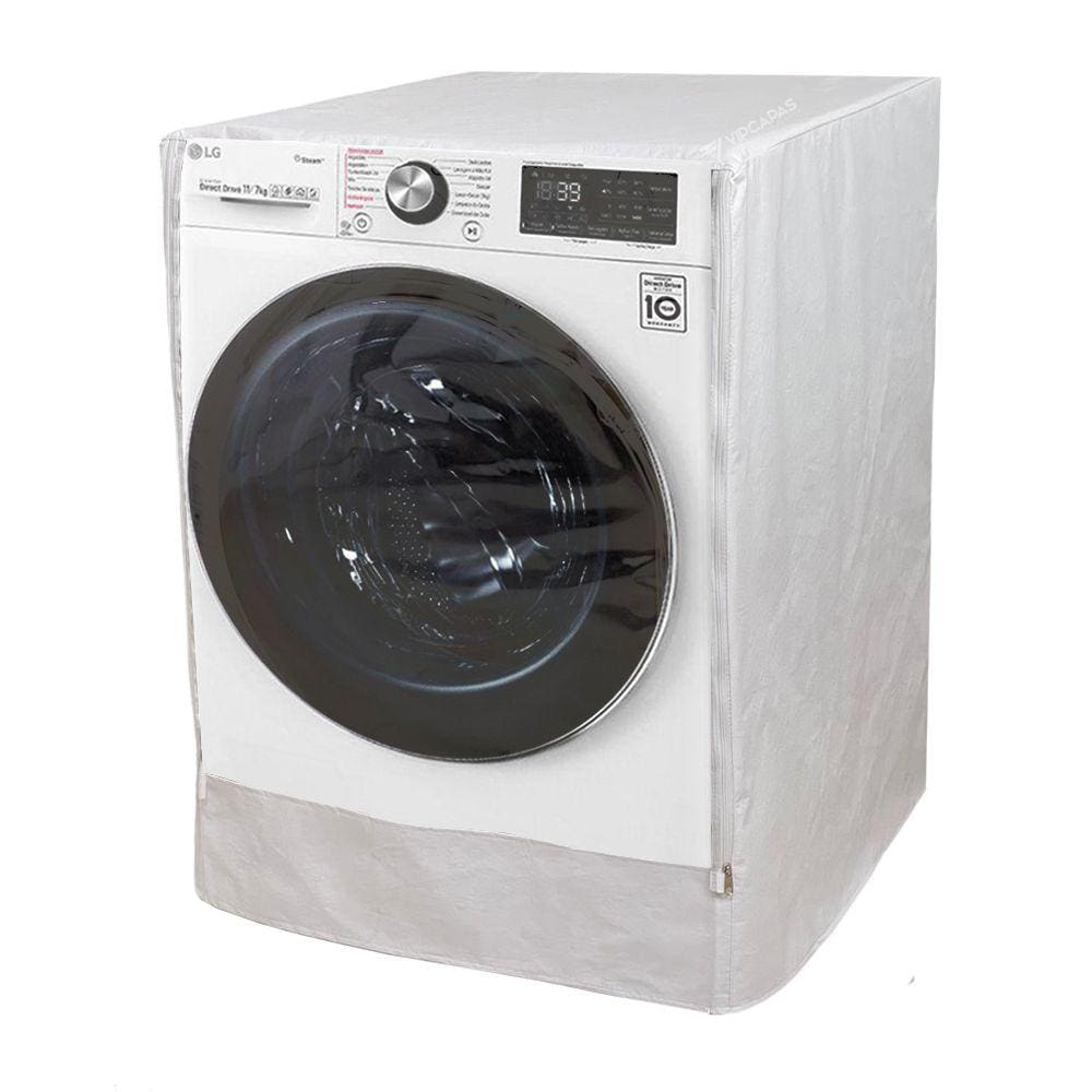 Capa Lava E Seca LG 11kg Vivace Vc2 Vc3 4 Transparecia Ziper
