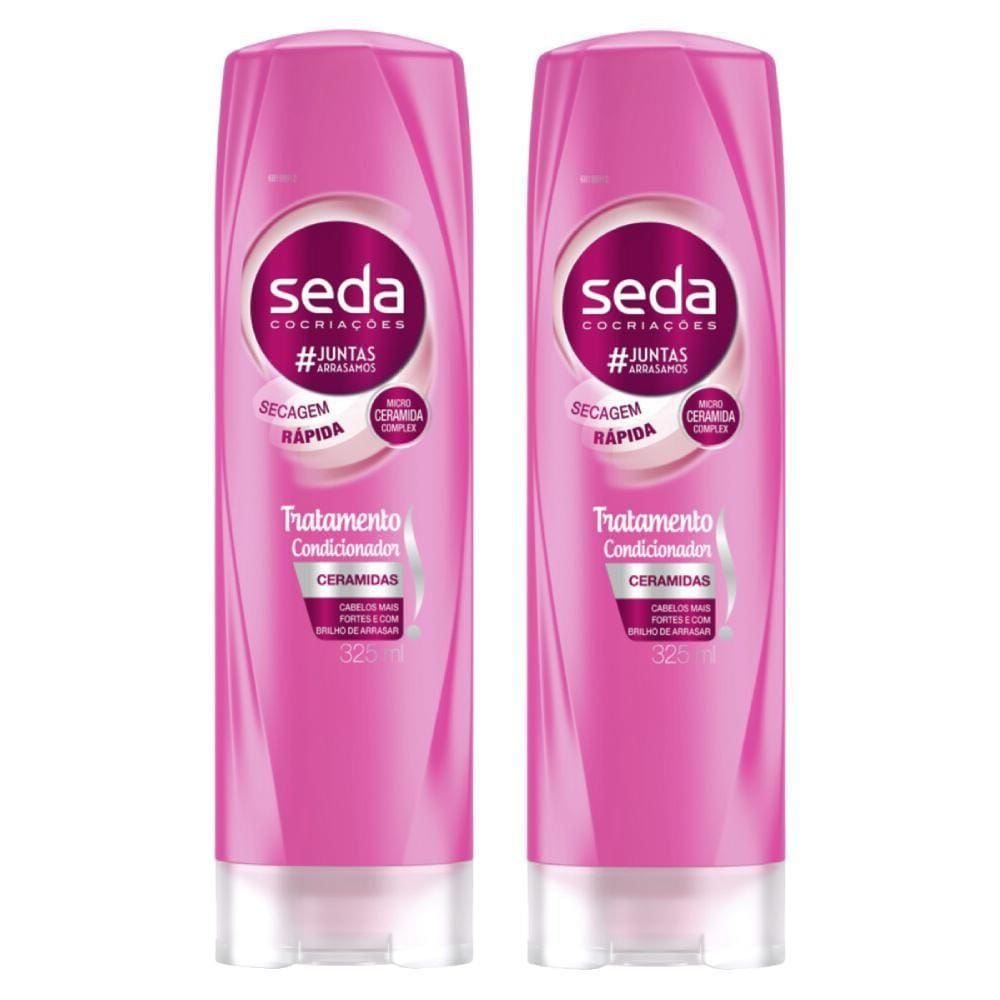 Kit 2 Condicionador Seda Cocriações Ceramidas 325ml