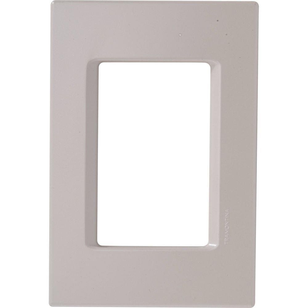 Placa 3 Postos 4x2 Tramontina IzyFlat Branco Pérola Tramontina