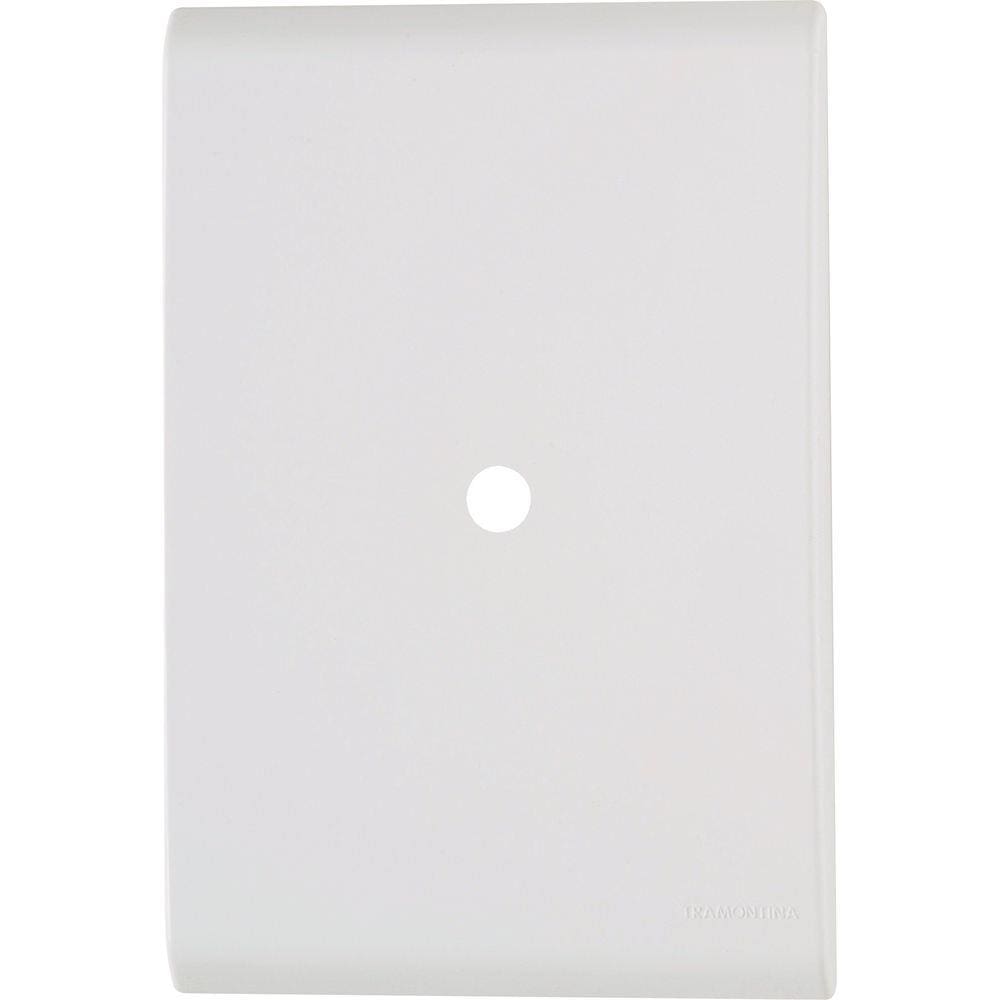 Placa com 1 Furo 9,5 mm 4x2 Tramontina Liz Branca Tramontina