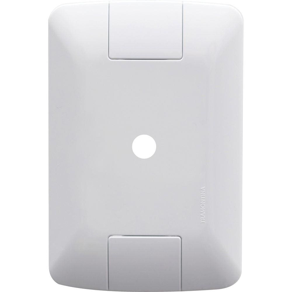 Placa com 1 Furo 9,5 mm 4x2 Tramontina Aria Branca Tramontina