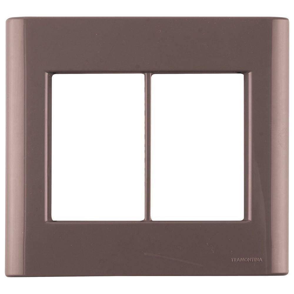 Placa 6 Postos 4x4 Tramontina Giz Café Tramontina