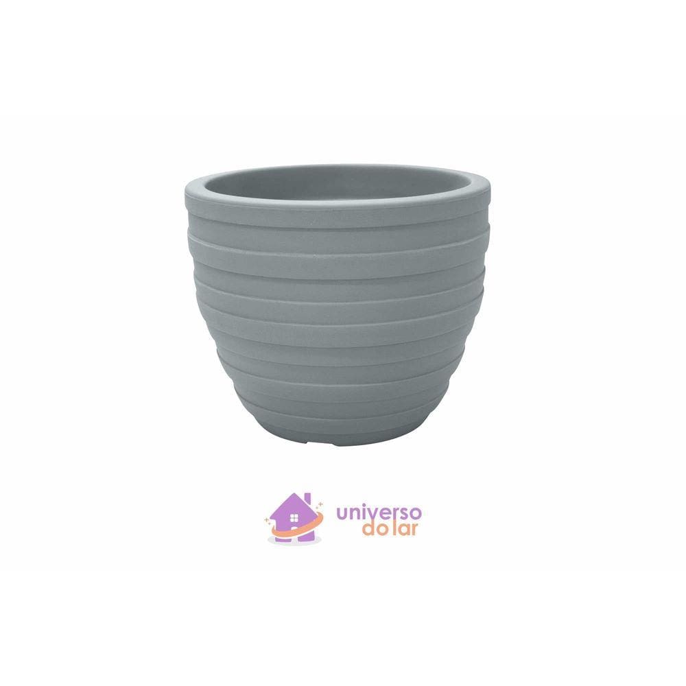 Vaso Tramontina Inca em Polietileno Cimento 45 cm Tramontina