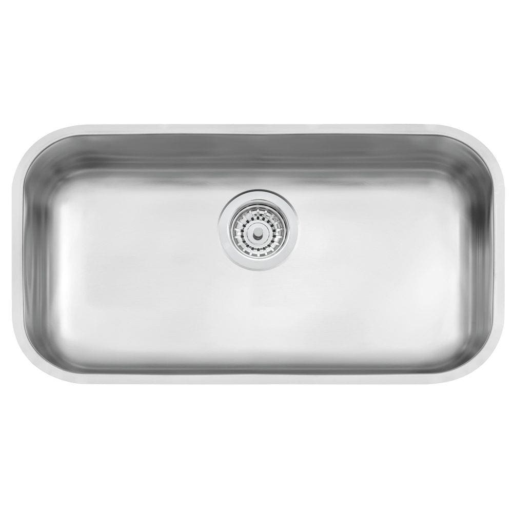Cuba de embutir Tramontina Lavínia 56 BL Acetinado 56x34 cm Aço Inox