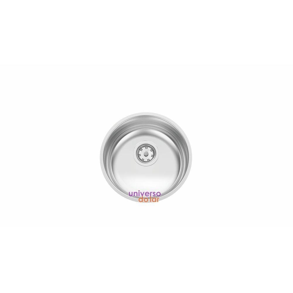 Cuba de embutir Tramontina Luna 30 BL Polido Ø 30cm Aço Inox