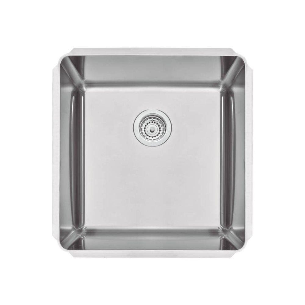 Cuba Profissional de embutir Tramontina Dritta Pro em Aço Inox com Acabamento Scotch Brite 50x50 cm Tramontina