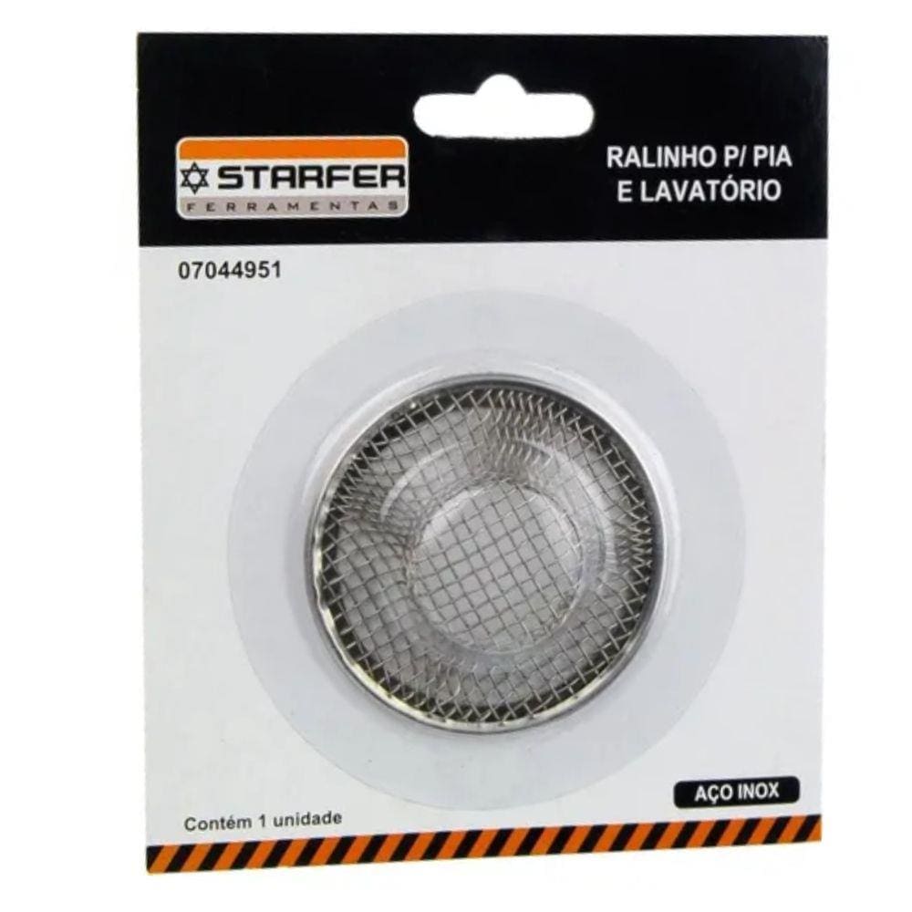 Ralo Japonês para pia e Tanque em Inox 5 cm Starfer