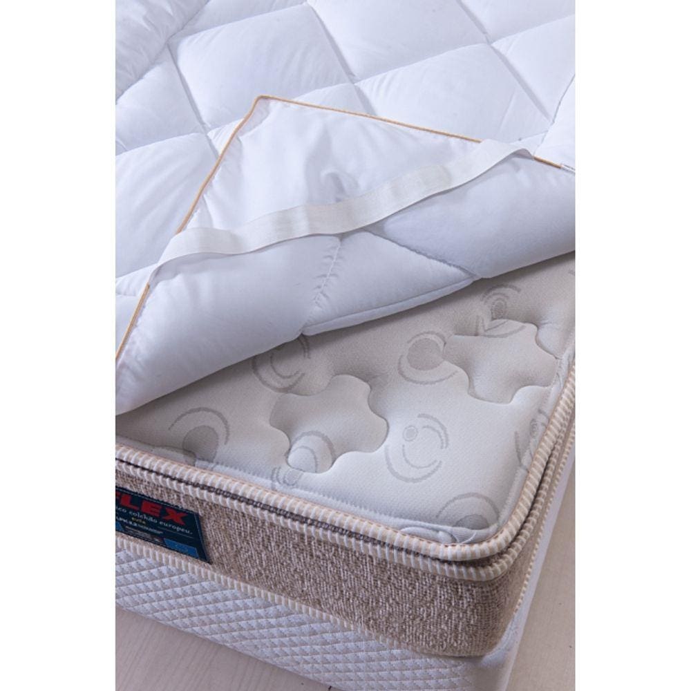 Pillow Top Toque de Plumas Queen Branco Niazitex