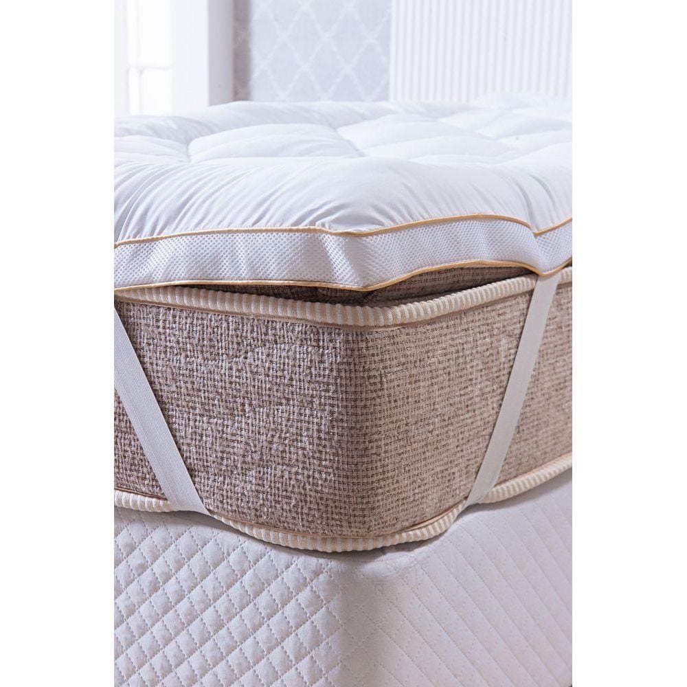 Pillow Top Toque de Plumas Casal Branco Niazitex