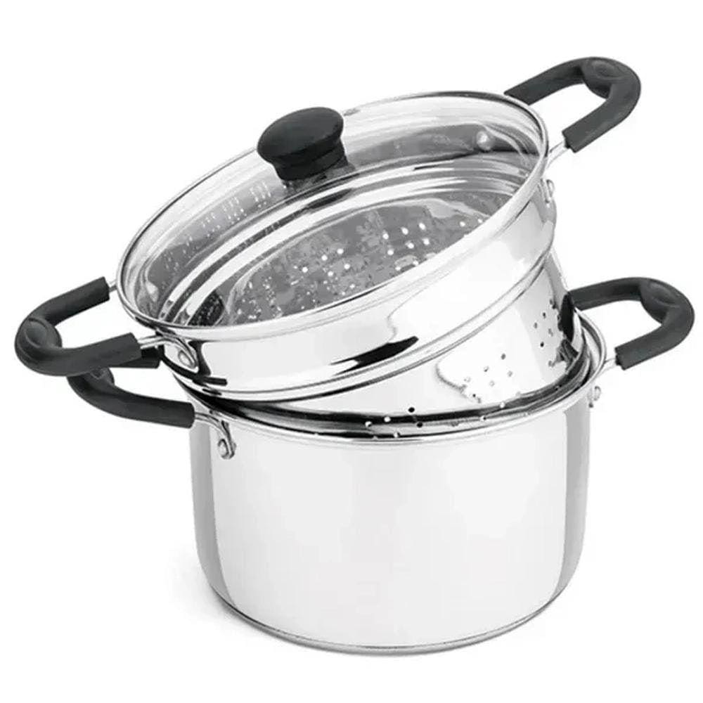 Espagueteira Inox 4,4L Fundo Triplo Hercules