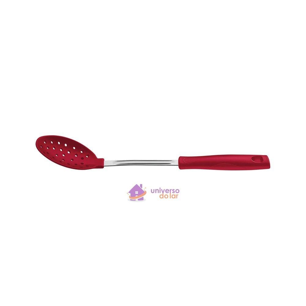 Colher Perfurada Easy Tramontina - Vermelho