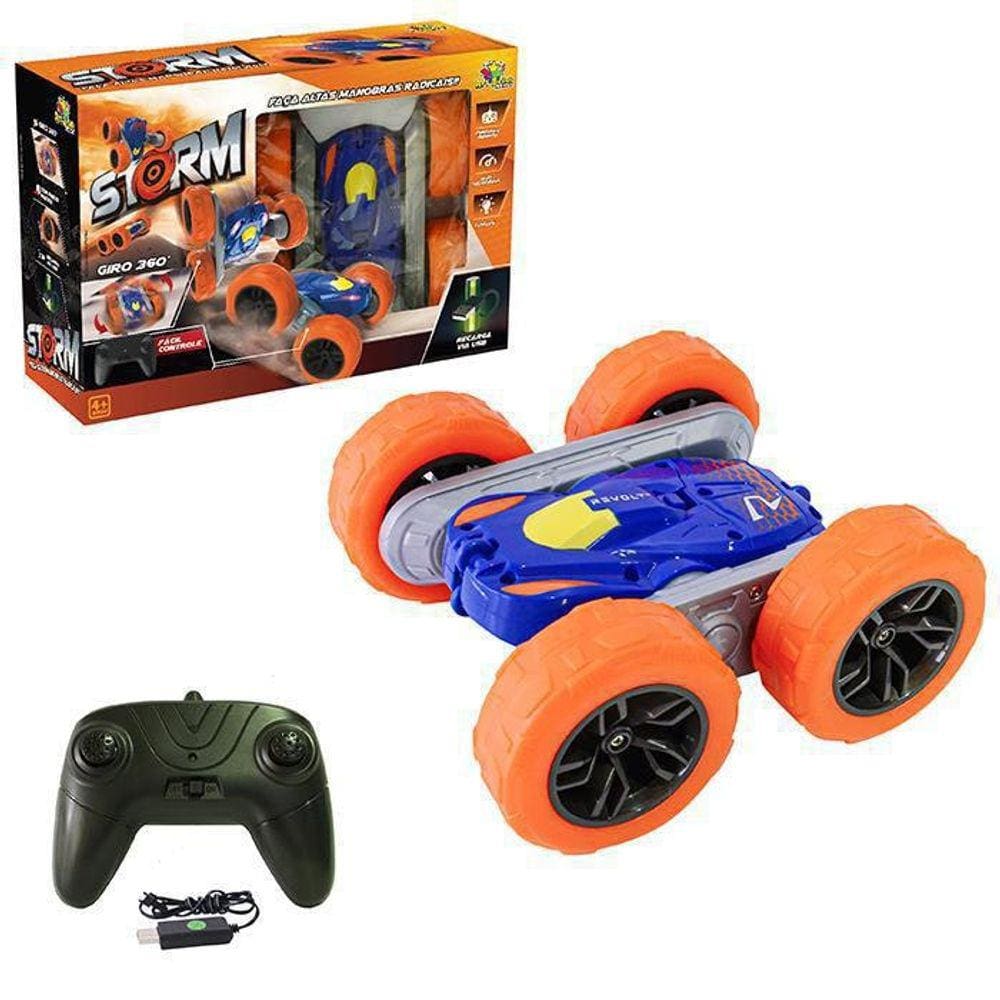 Carro Com R Multifuncao Recarregavel Flip Stun Cx:008