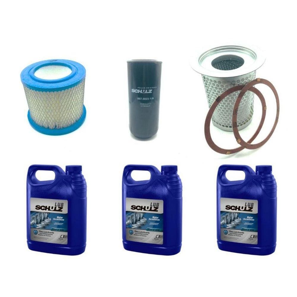 Kit Manutenção Preventiva Completa Compressor Schulz - Srp 2020 / Srp 2025 / Srp 2030