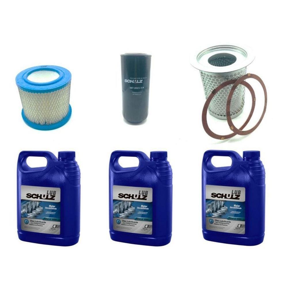 Kit Manutenção Preventiva Completa Compressor Schulz - Srp 3020 / Srp 3025 / Srp 3030