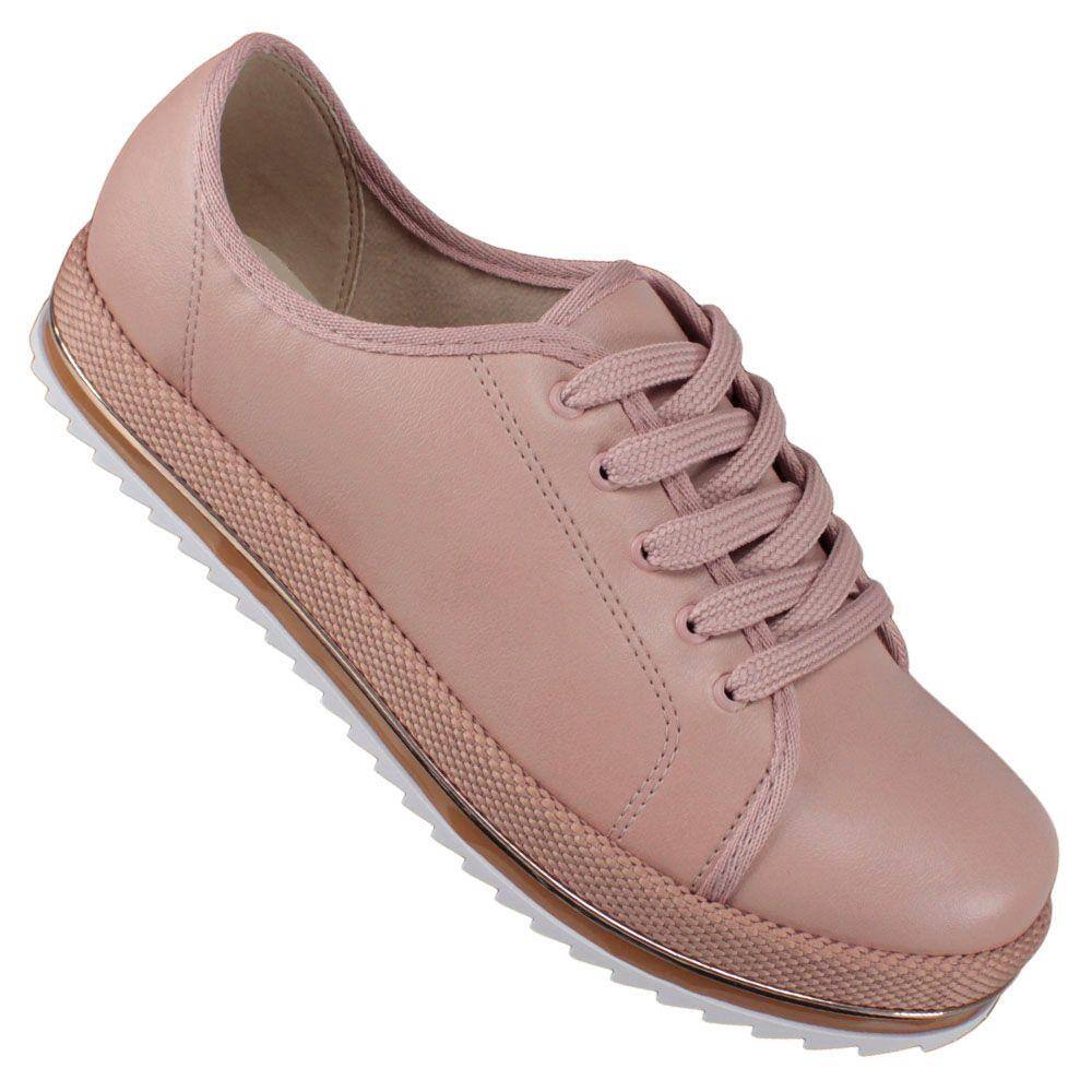 Tenis feminino beira rio casual plataforma solado corda | Extra