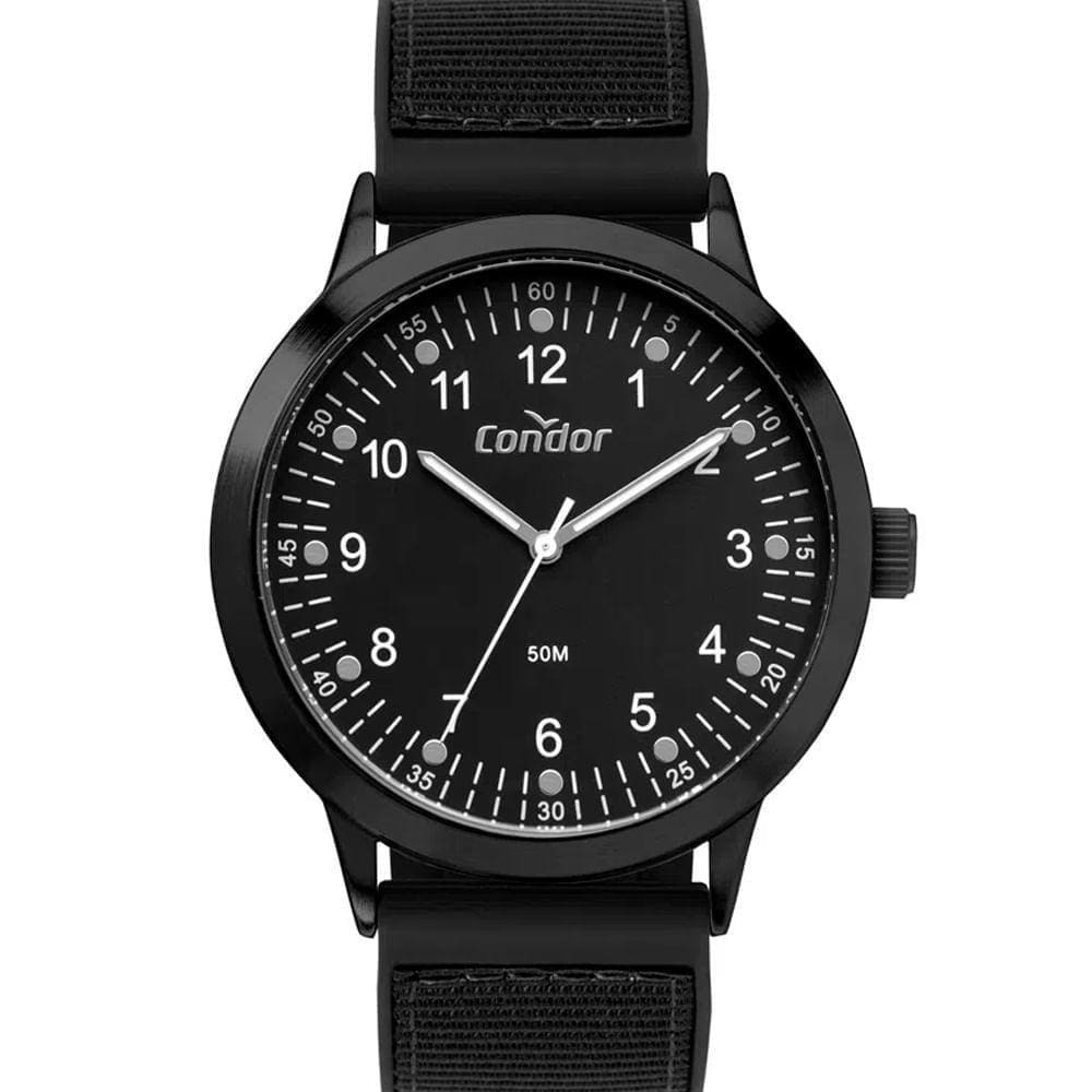 Relógio Masculino Analógico Masculino Preto Condor - CO2035MXS/5P