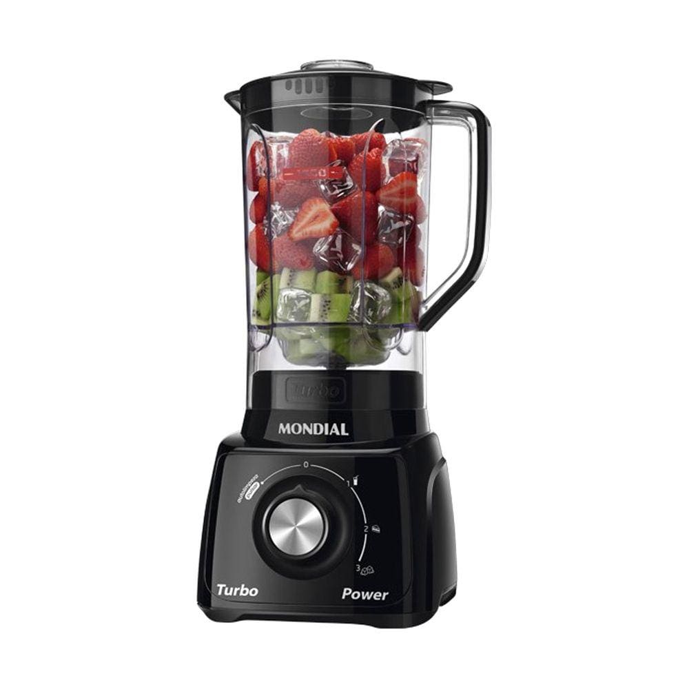 Liquidificador Turbo Power 500W Com Filtro 2,2L L-99 Fb Pret