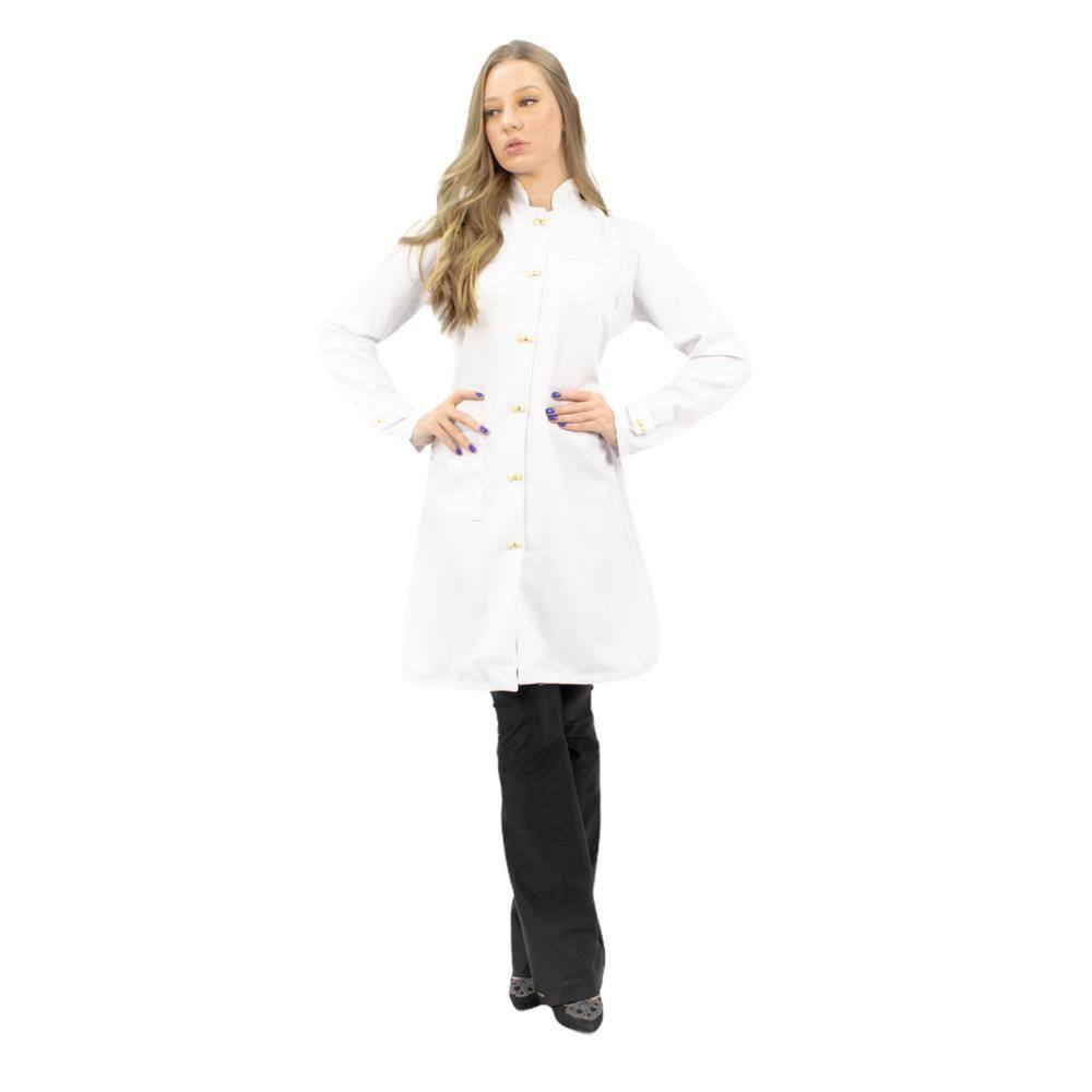 Jaleco Feminino Little Petit Lady Medica Dentista Enfermeira Veterinaria Esteticista