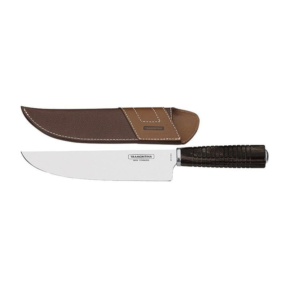 Faca para Churrasco Tramontina 21141198 com Bainha 8” Castanha