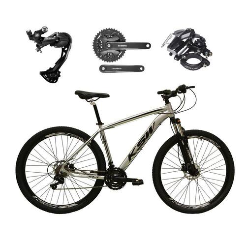 Bicicleta Aro 29 Ksw Xlt Câmbio Traseiro Shimano Deore e Altus 27v