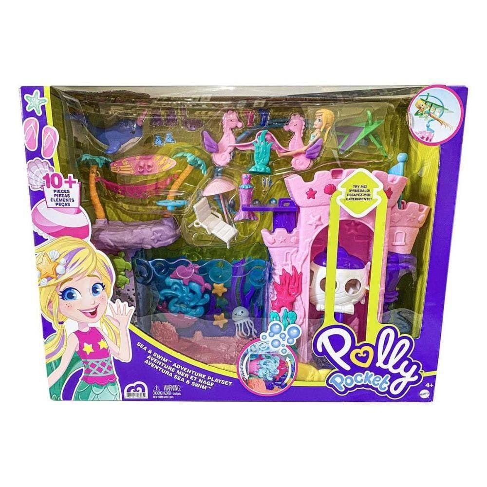 Polly Pocket Aventuras De Sereia Playset Mattel - Gxv27