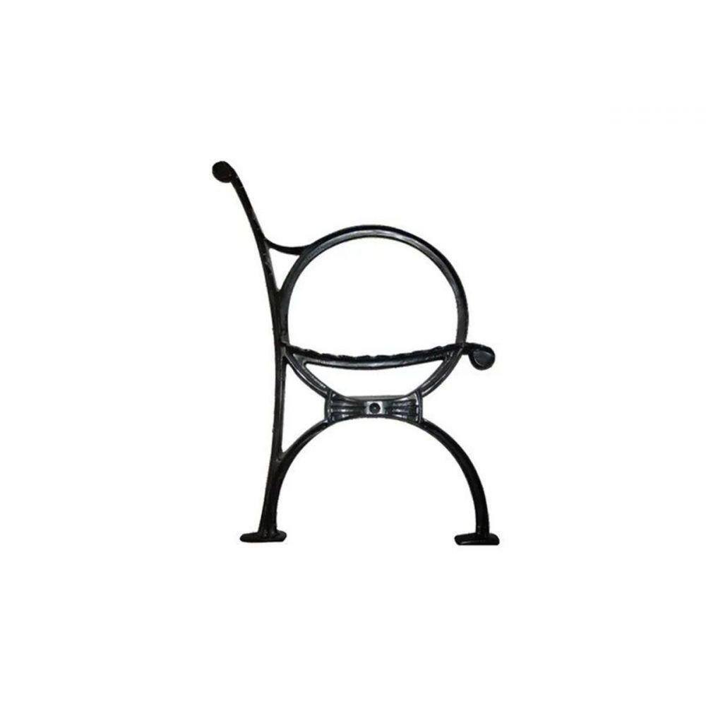 Pé de Banco para Praça Arco Iris em Alumínio Fundido Par