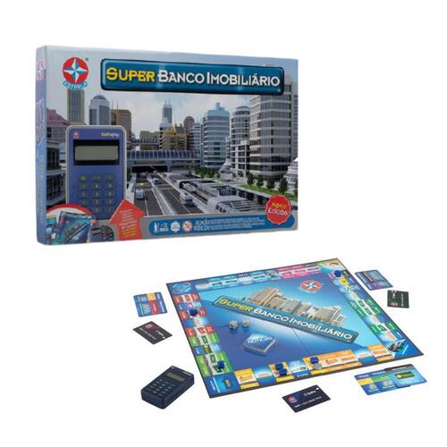 Jogo De Tabuleiro Banco Imobiliário Mesa Brinquedo Educativo