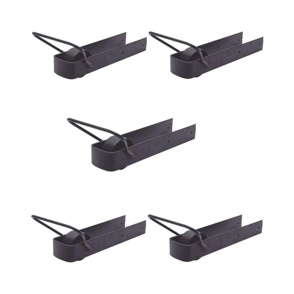 Kit 5 Pares de Trinco Correr Porteira Com Rodinha 350x70mm